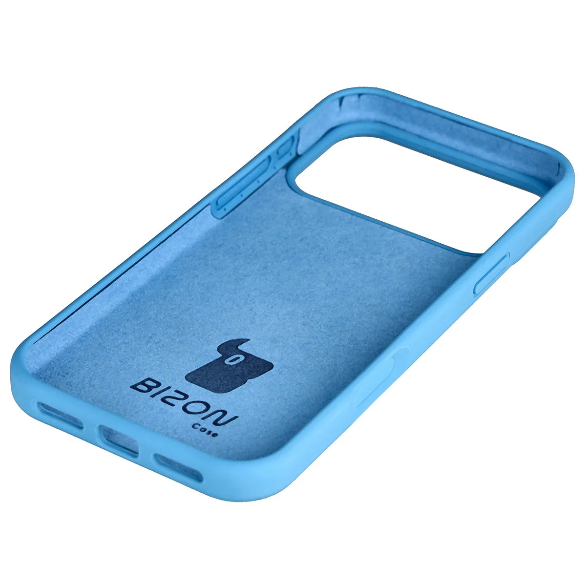 Silikon Handyhülle für iPhone 18 Pro Max / 17 Pro Max, Bizon Soft Case, Blau