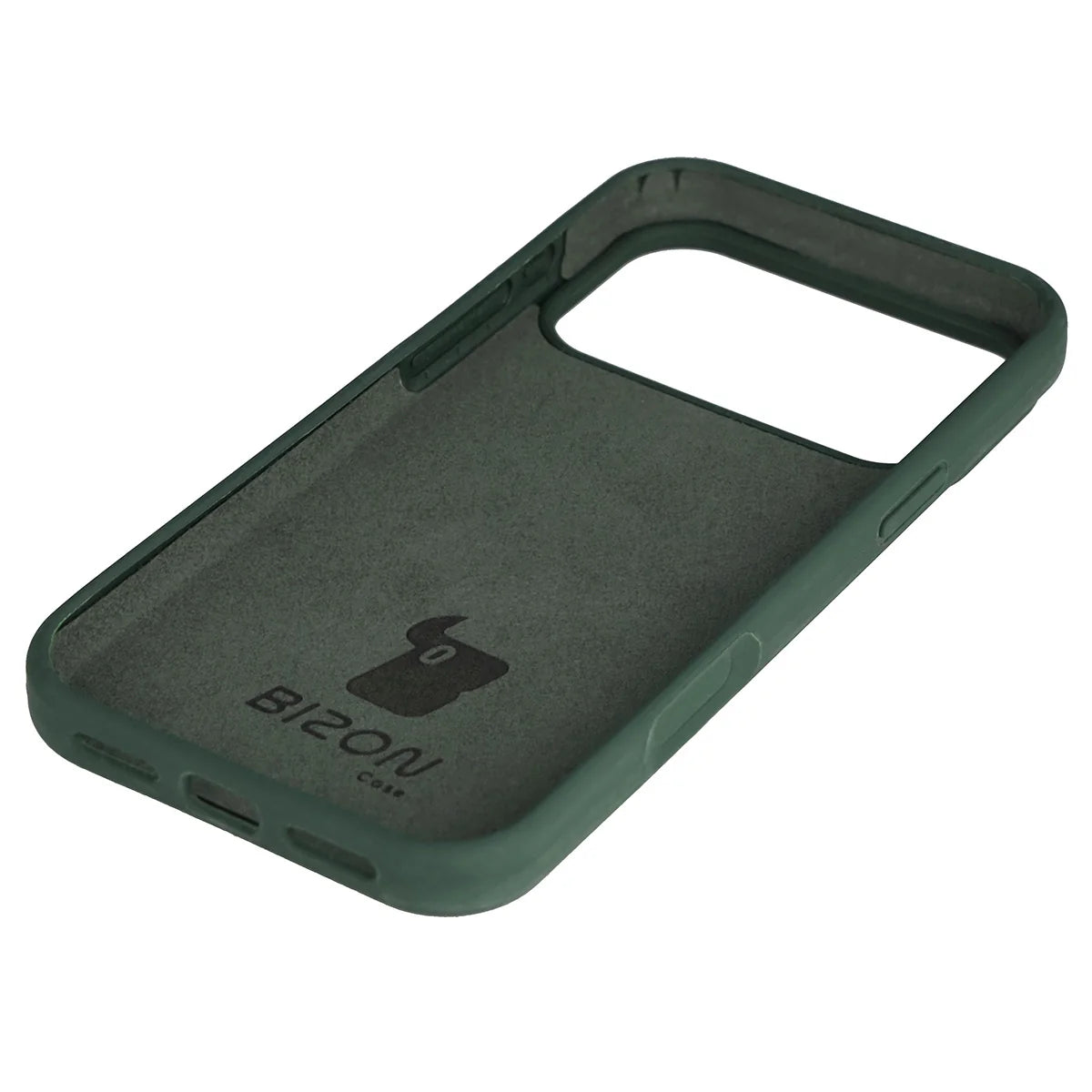 Silikon Handyhülle für iPhone 18 Pro Max / 17 Pro Max, Bizon Soft Case, Dunkelgrün