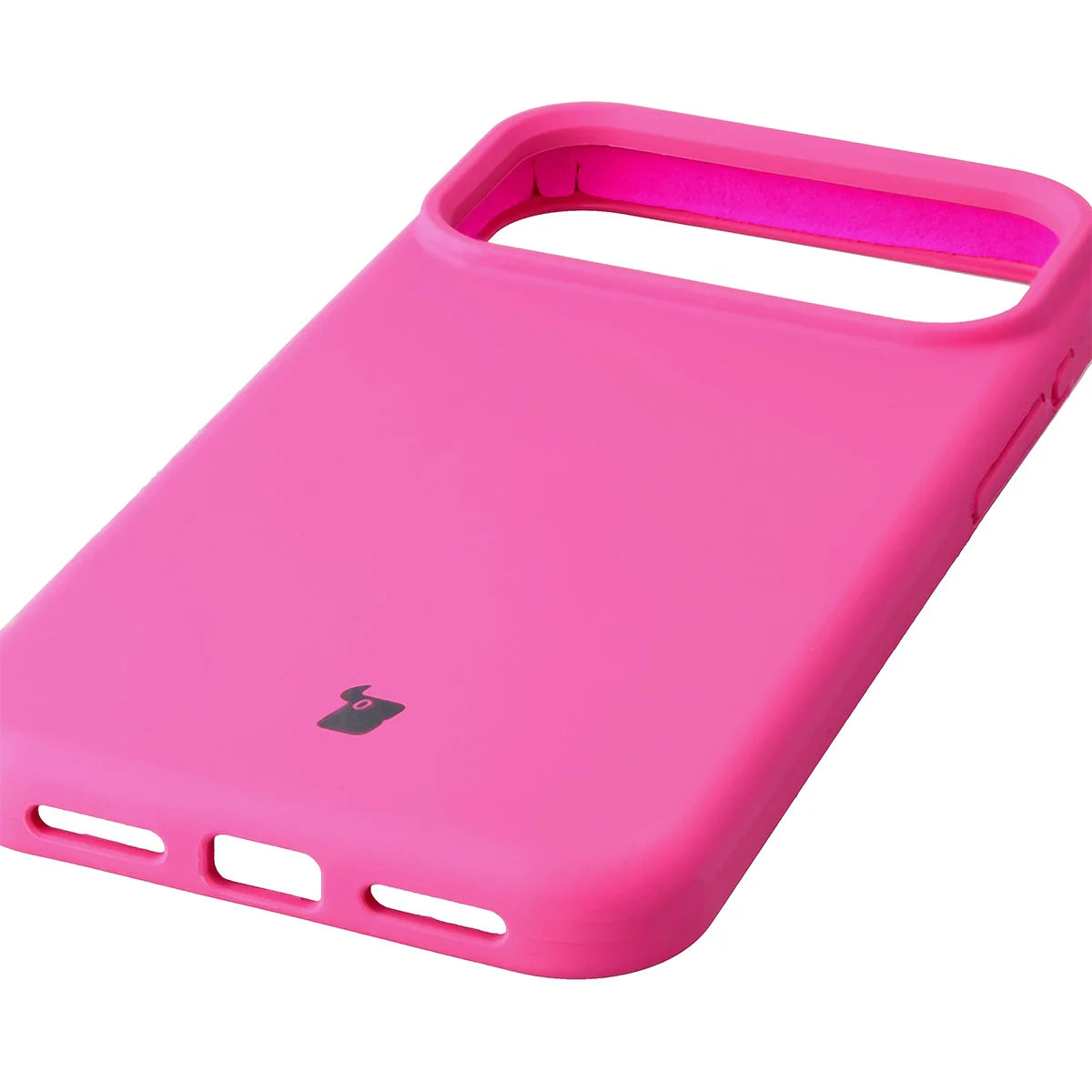 Silikon Handyhülle für iPhone 18 Pro Max / 17 Pro Max, Bizon Soft Case, Dunkelpink