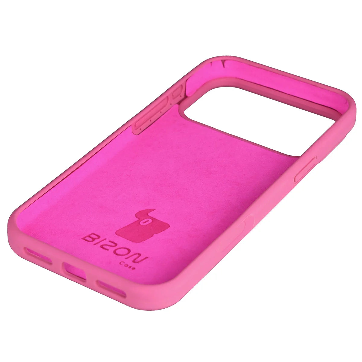 Silikon Handyhülle für iPhone 18 Pro Max / 17 Pro Max, Bizon Soft Case, Dunkelpink