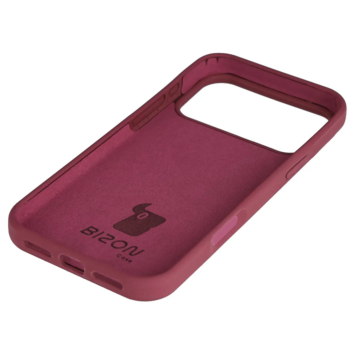 Silikon Handyhülle für iPhone 18 Pro Max / 17 Pro Max, Bizon Soft Case, Pflaumenfarbe
