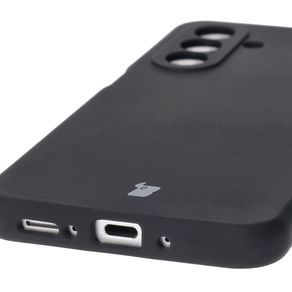 Silikon Handyhülle für Galaxy A17 5G / A18 4G/5G / A26 5G, Bizon Soft Case, Schwarz