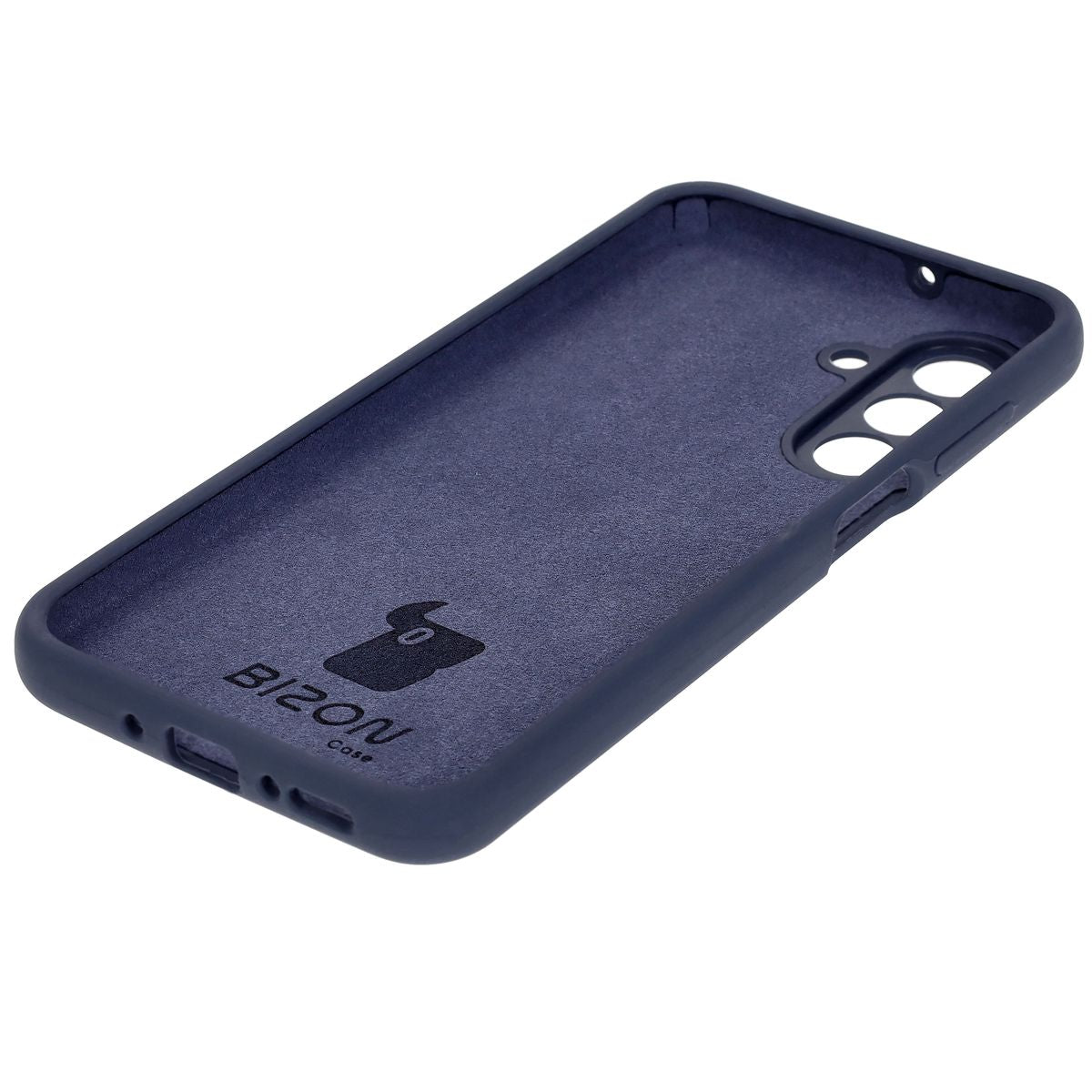 Silikon Handyhülle für Galaxy A17 5G / A18 4G/5G / A26 5G, Bizon Soft Case, Dunkelblau