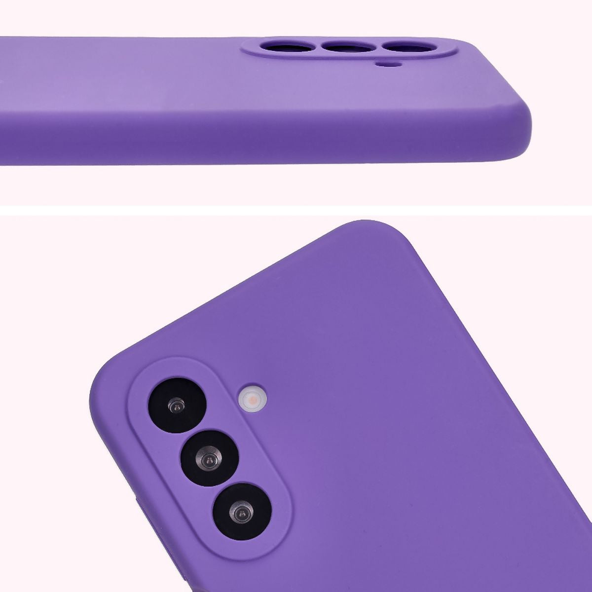 Silikon Handyhülle für Galaxy A17 5G / A18 4G/5G / A26 5G, Bizon Soft Case, Violett