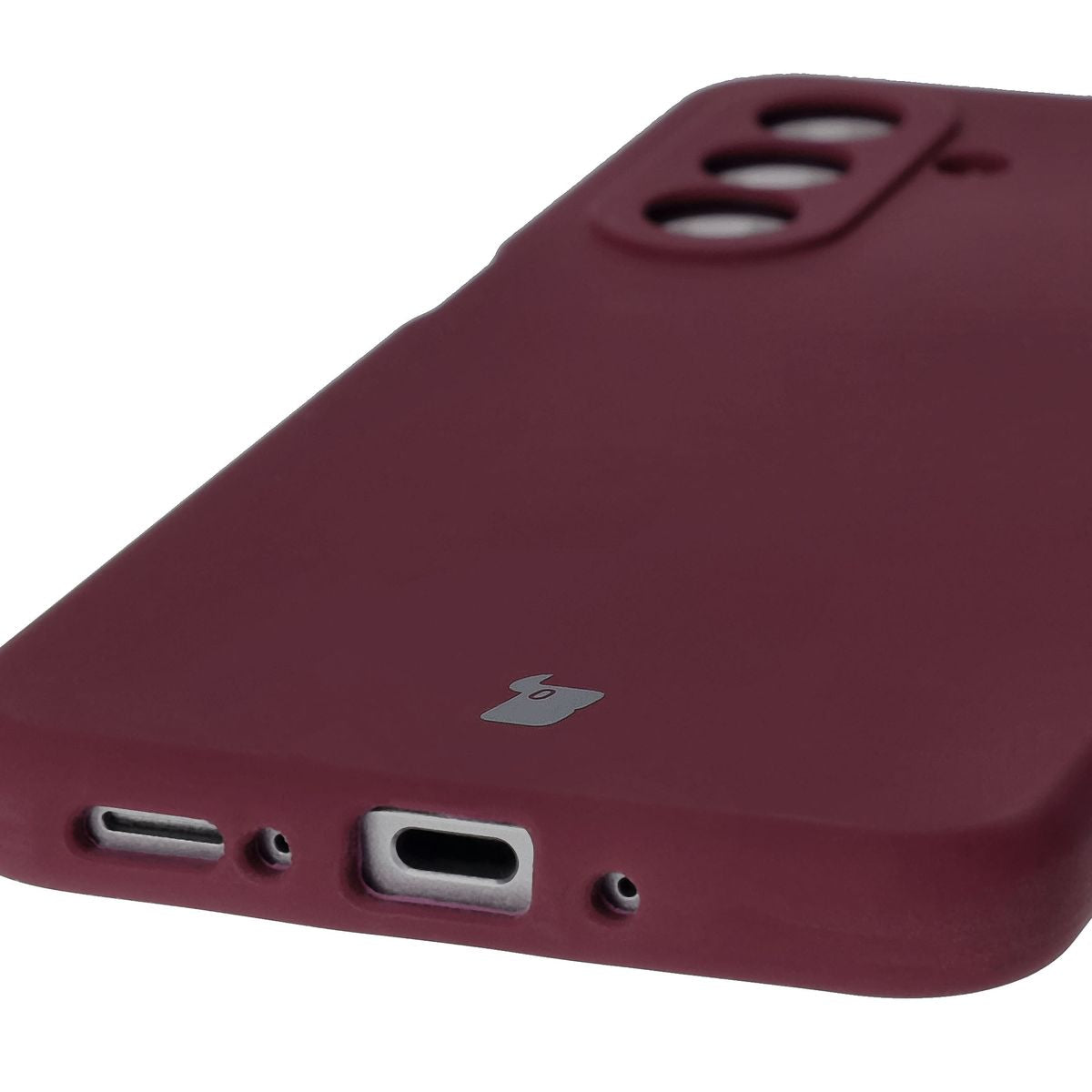 Silikon Handyhülle für Galaxy A17 5G / A26 5G, Bizon Soft Case, Pflaumenfarbe