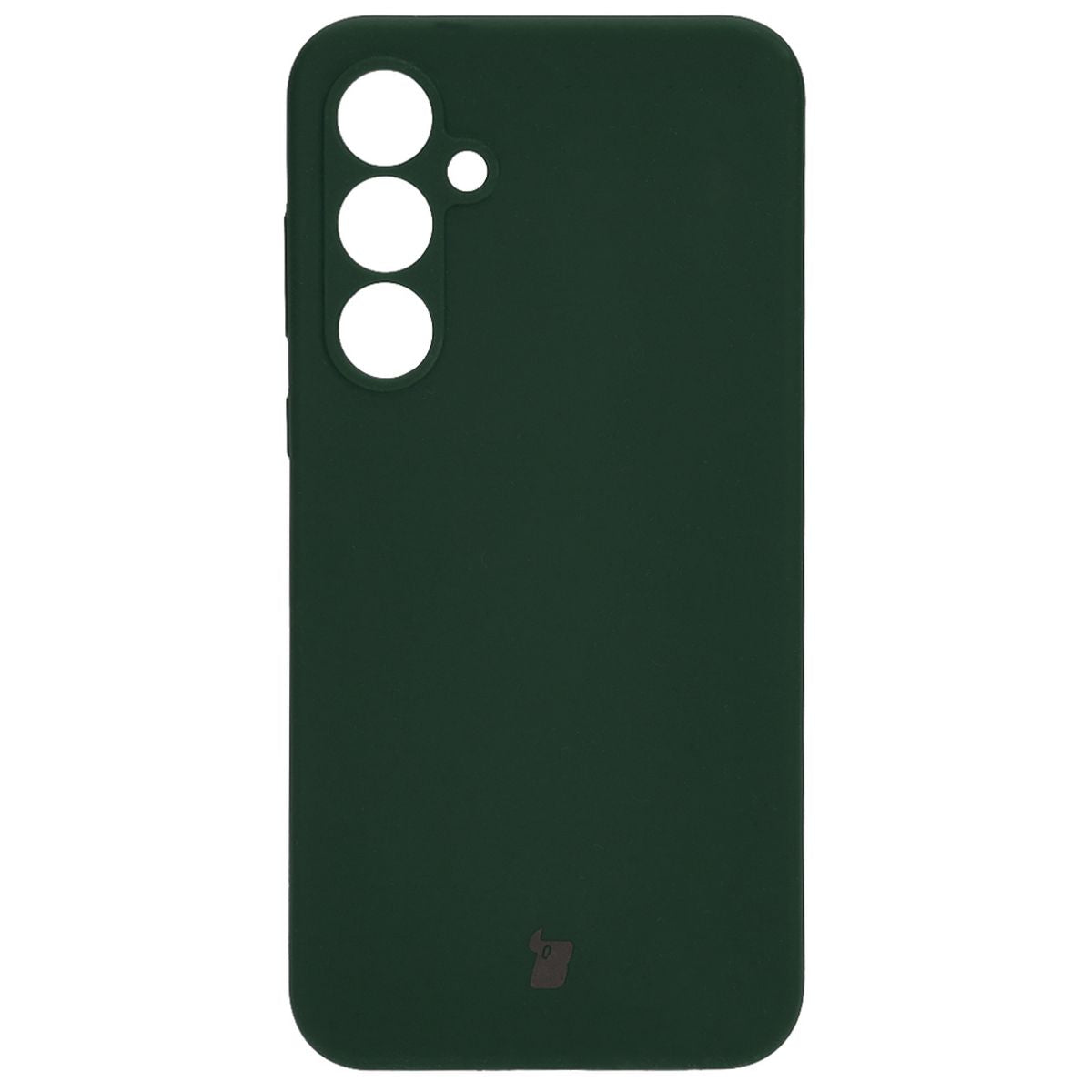 Silikon Schutzhülle für Galaxy A55 5G, Bizon Soft Case, Dunkelgrün