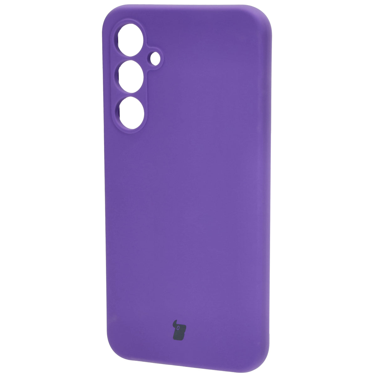 Silikon Handyhülle für Galaxy A55 5G, Bizon Soft Case, Violett