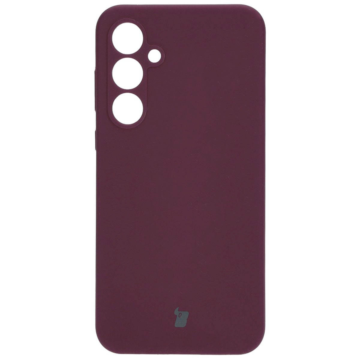 Silikon Schutzhülle für Galaxy A55 5G, Bizon Soft Case, Pflaumenfarbe
