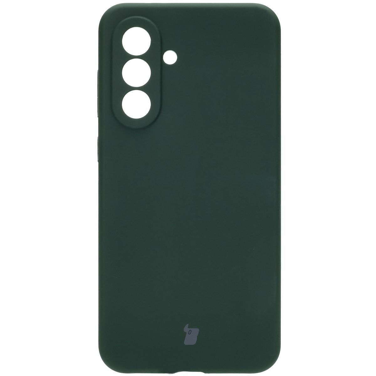 Silikon Handyhülle für Galaxy A56 5G, Bizon Soft Case, Dunkelgrün