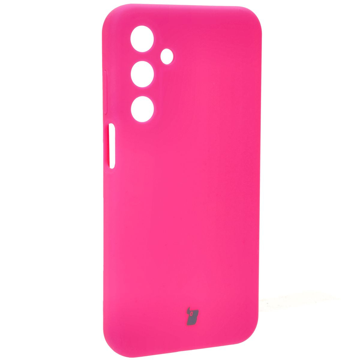 Silikon Handyhülle für Galaxy M35 5G, Bizon Soft Case, Neon-Pink