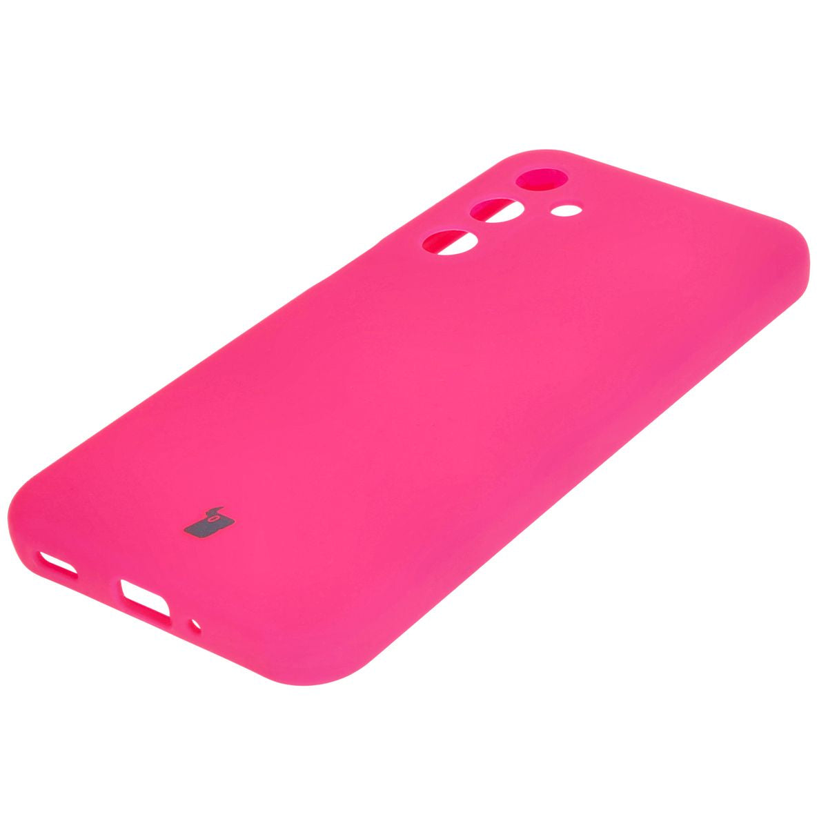 Silikon Handyhülle für Galaxy M35 5G, Bizon Soft Case, Neon-Pink