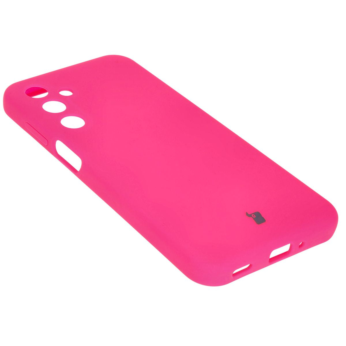Silikon Handyhülle für Galaxy M35 5G, Bizon Soft Case, Neon-Pink