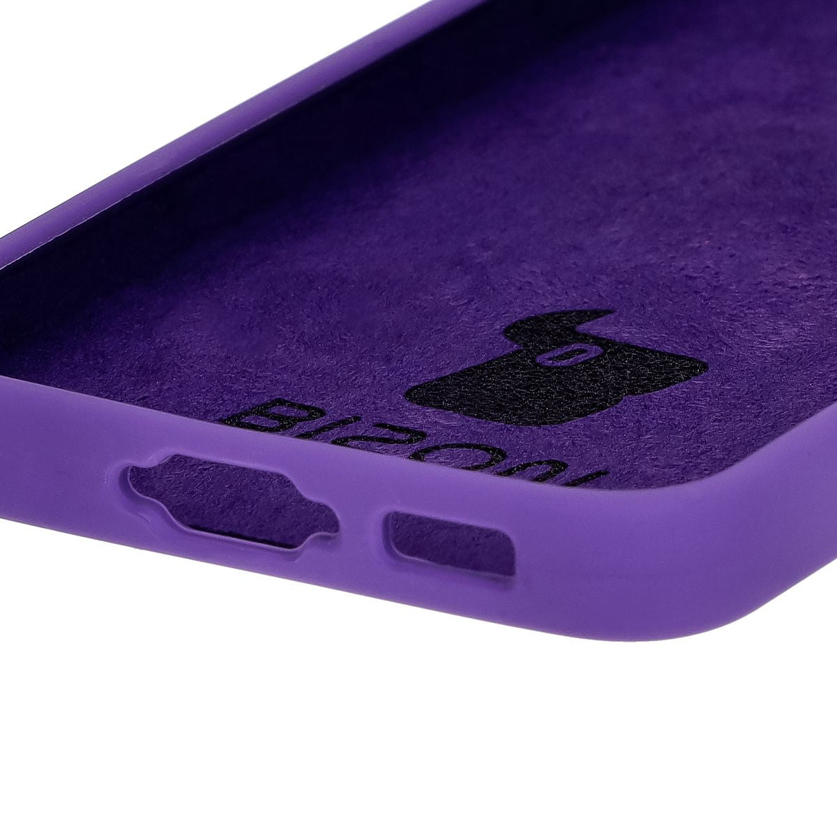 Silikon Handyhülle für Galaxy S23, Bizon Soft Case, Violett