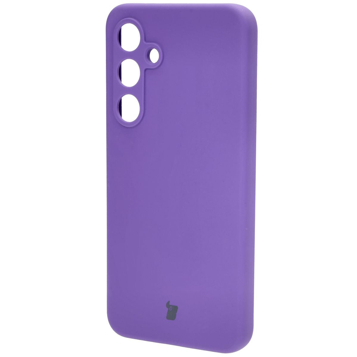 Silikon Handyhülle für Galaxy S24 FE, Bizon Soft Case, Violett
