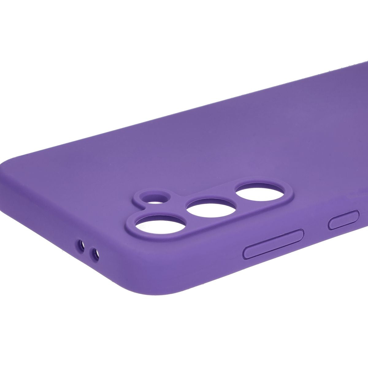 Silikon Handyhülle für Galaxy S24 FE, Bizon Soft Case, Violett
