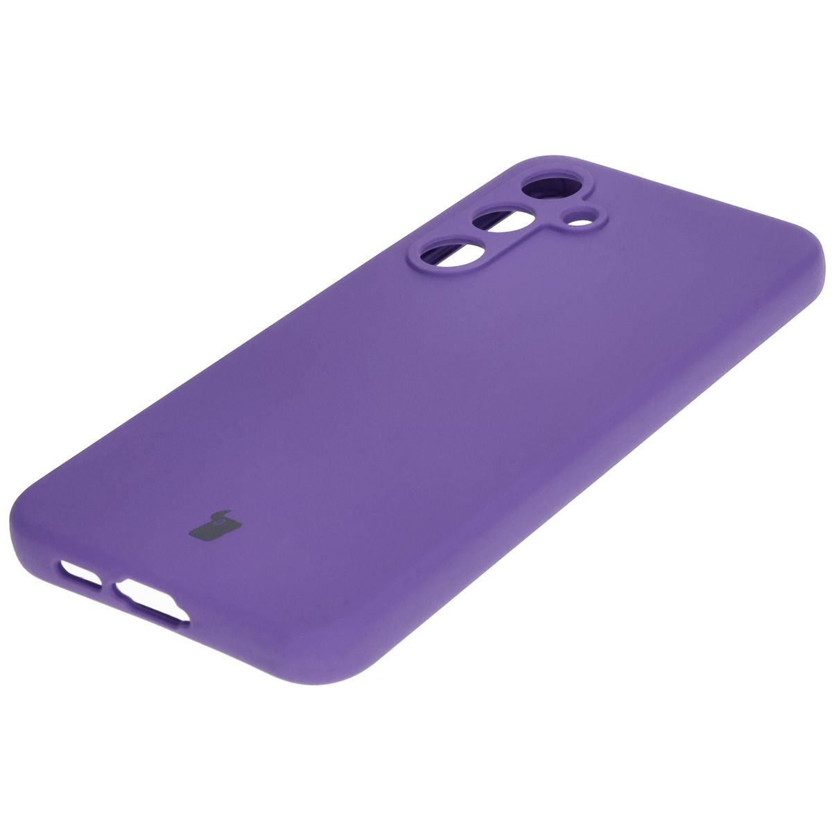 Silikon Handyhülle für Galaxy S24 FE, Bizon Soft Case, Violett