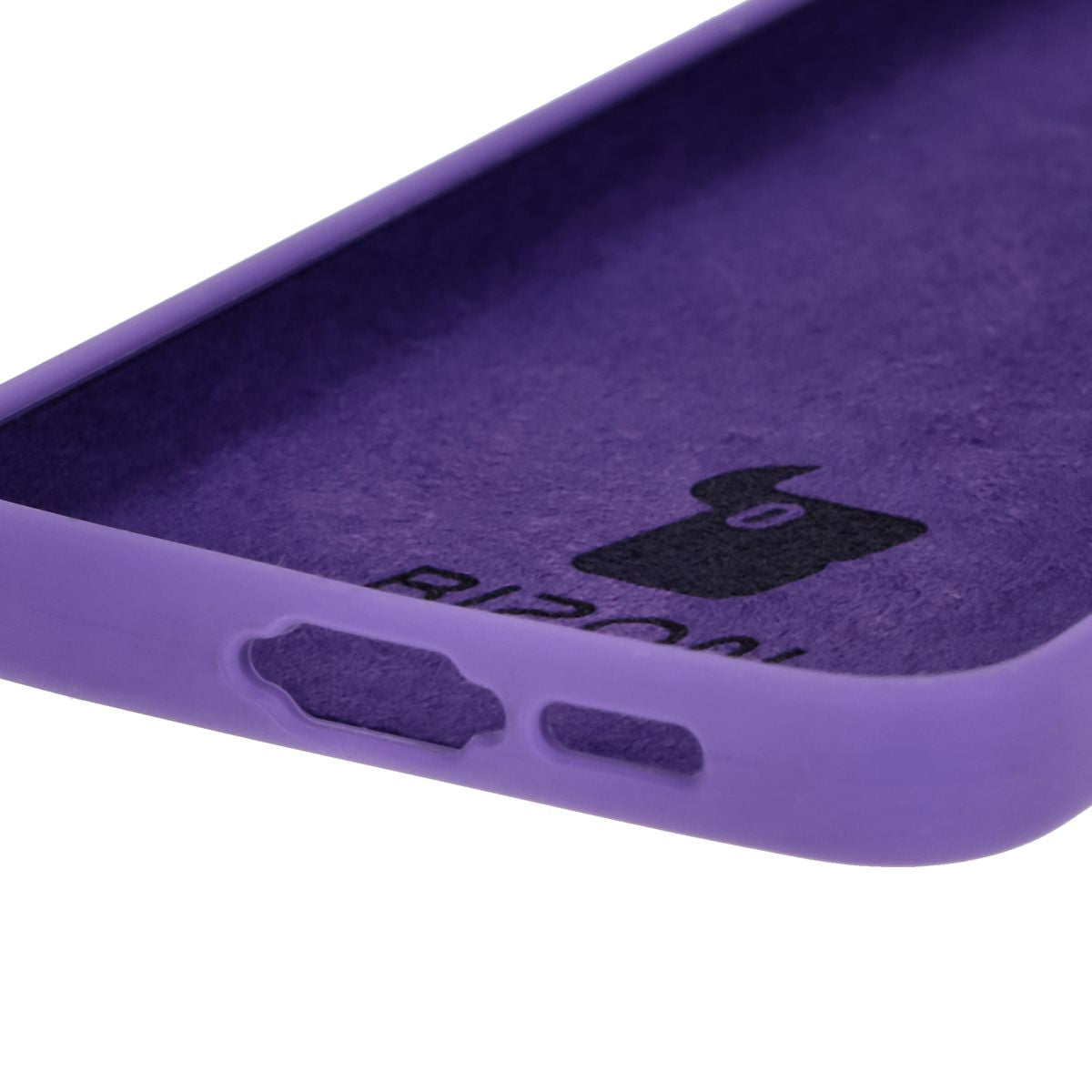Silikon Handyhülle für Galaxy S24 FE, Bizon Soft Case, Violett