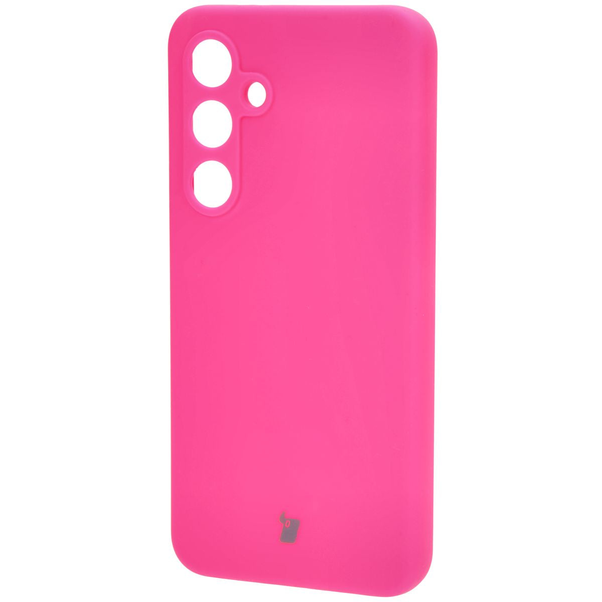 Silikon Handyhülle für Galaxy S24 FE, Bizon Soft Case, Neon-Pink