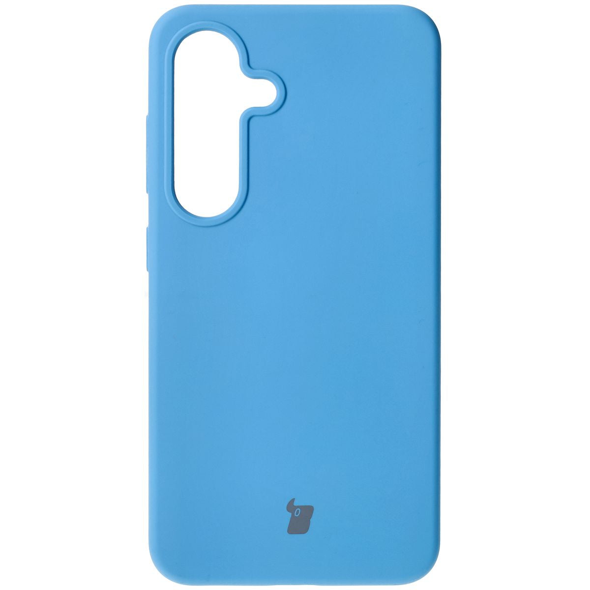 Silikon Handyhülle für Galaxy S25, Bizon Soft Case, Blau