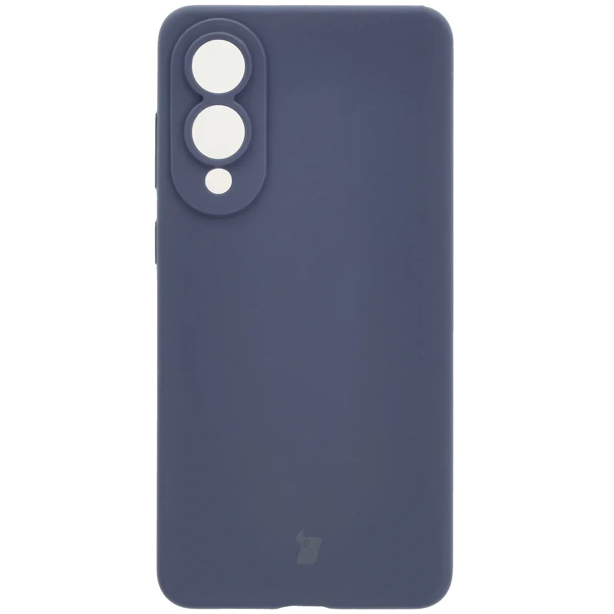 Silikon Handyhülle für Galaxy S25 Edge, Bizon Soft Case, Dunkelblau