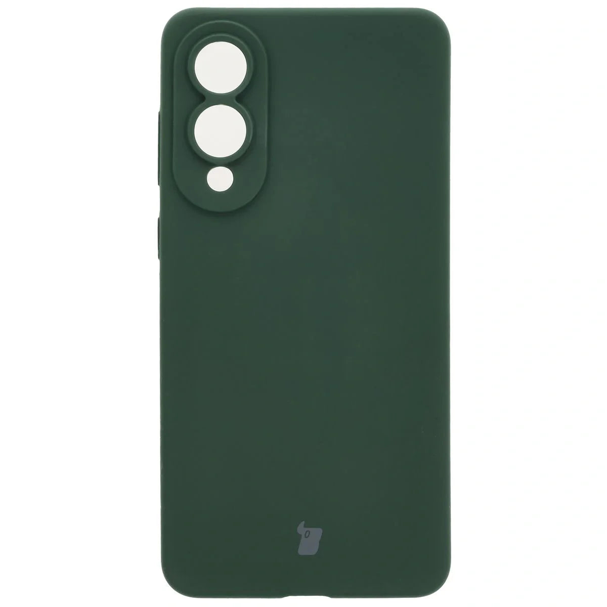 Silikon Handyhülle für Galaxy S25 Edge, Bizon Soft Case, Dunkelgrün