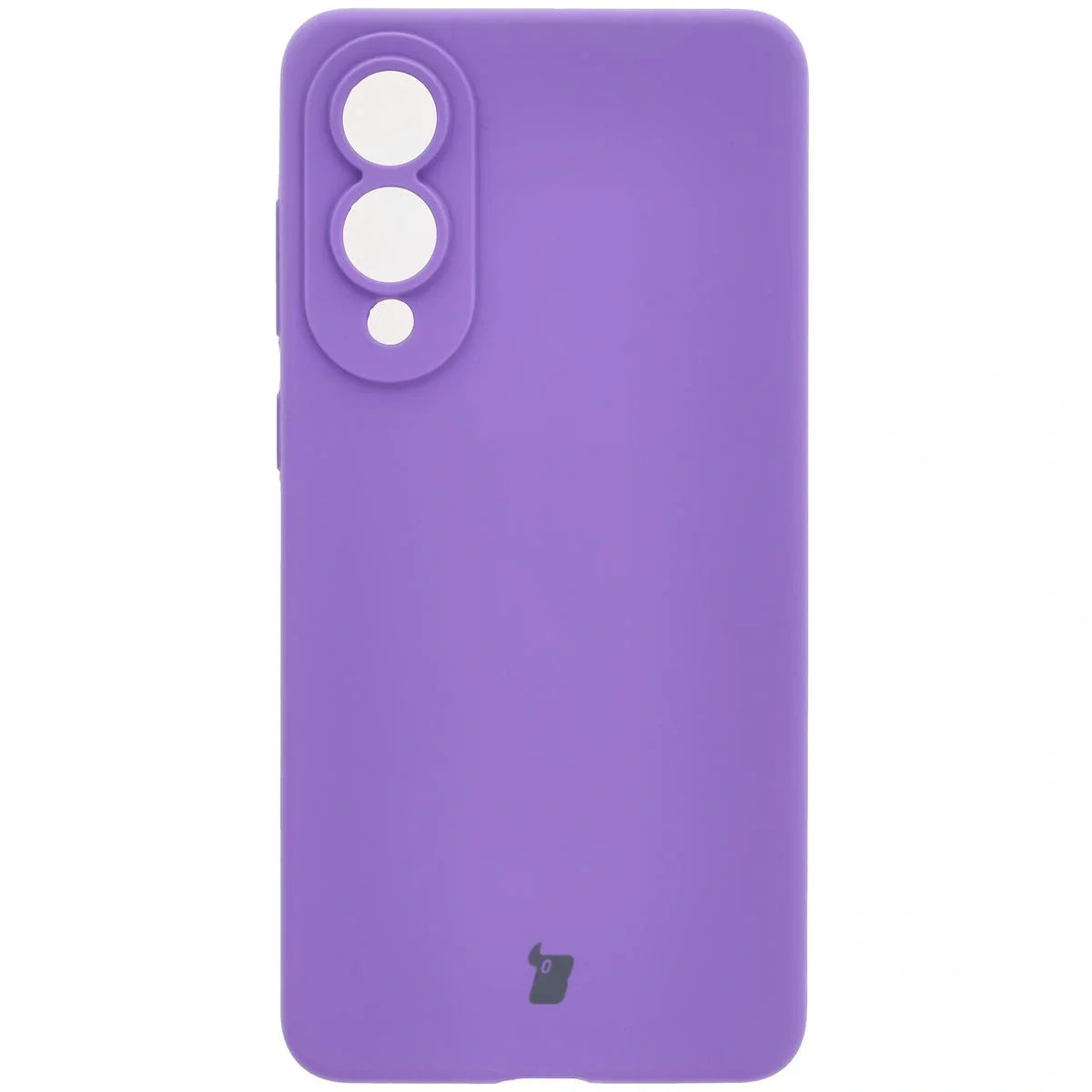 Silikon Handyhülle für Galaxy S25 Edge, Bizon Soft Case, Violett
