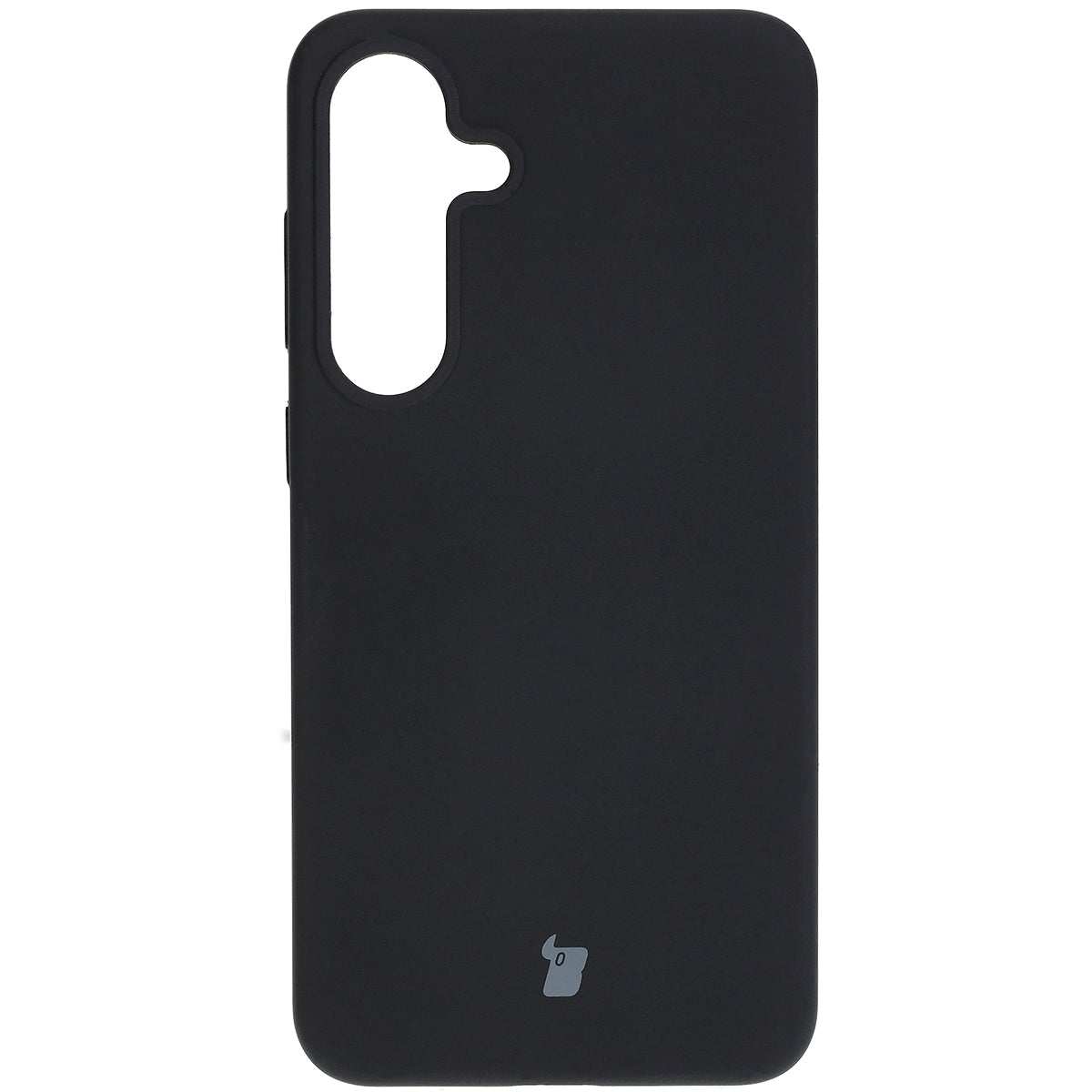 Silikon Handyhülle für Galaxy S25 Plus, Bizon Soft Case, Schwarz