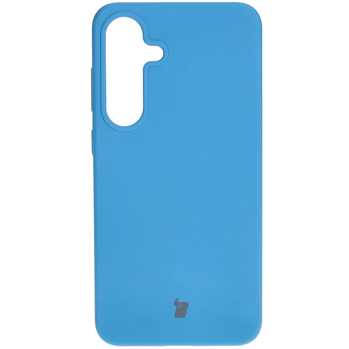 Silikon Handyhülle für Galaxy S25 Plus, Bizon Soft Case, Blau