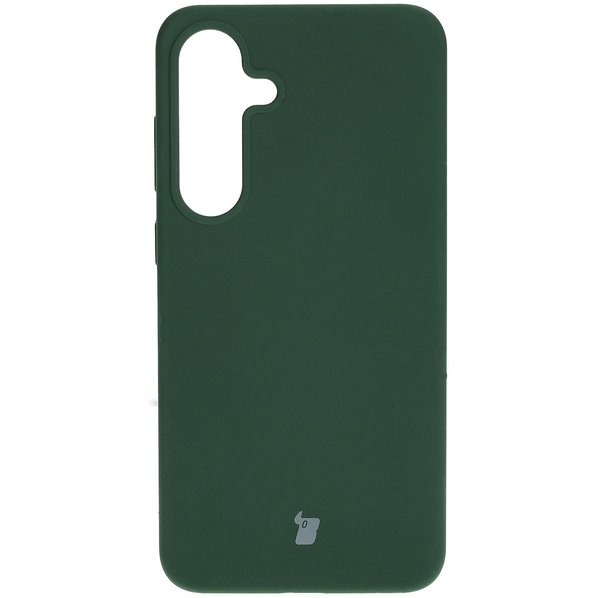 Silikon Handyhülle für Galaxy S25 Plus, Bizon Soft Case, Dunkelgrün