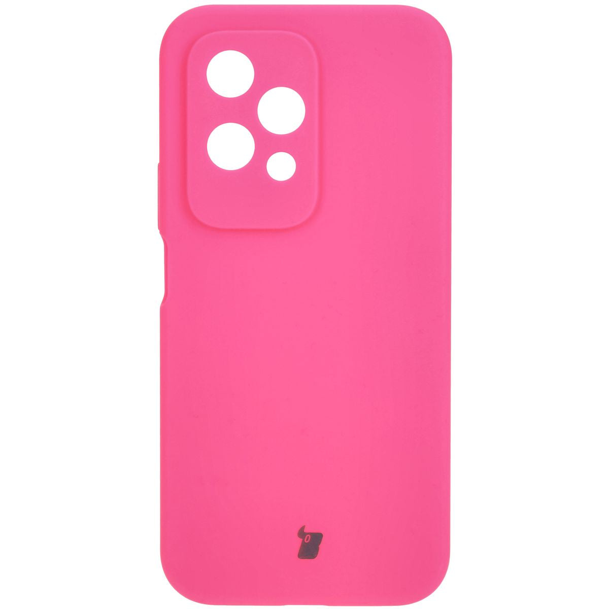 Silikon Handyhülle für Honor 200 Lite, Bizon Soft Case, Neon-Pink