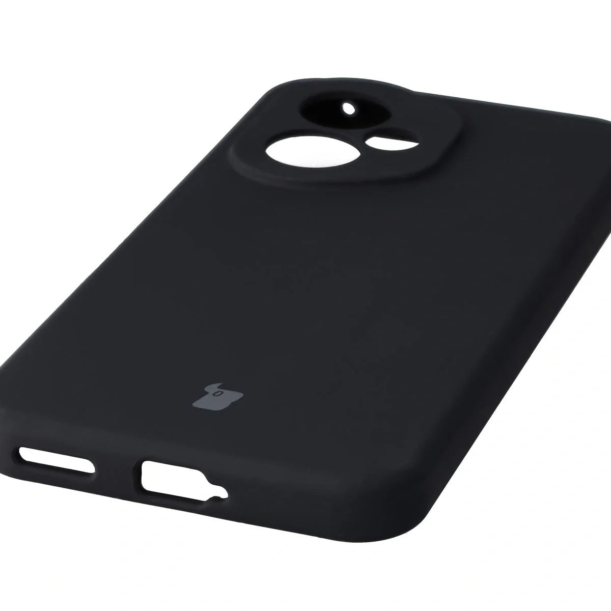 Silikon Handyhülle für Honor 400, Bizon Soft Case, Schwarz