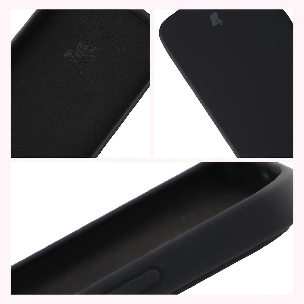 Silikon Handyhülle für Honor 400, Bizon Soft Case, Schwarz
