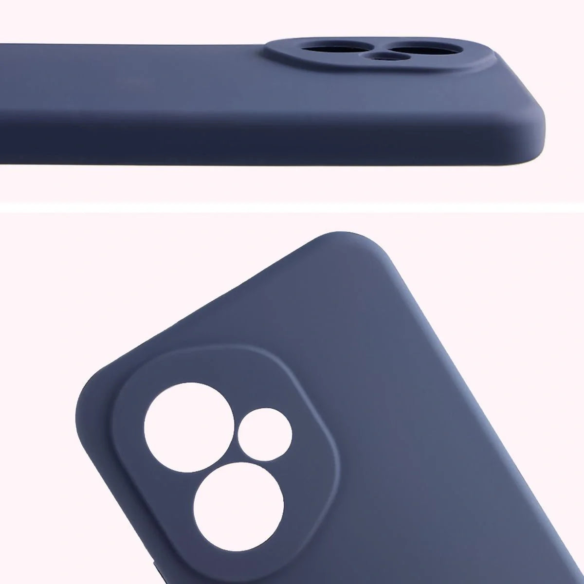 Silikon Handyhülle für Honor 400, Bizon Soft Case, Dunkelblau