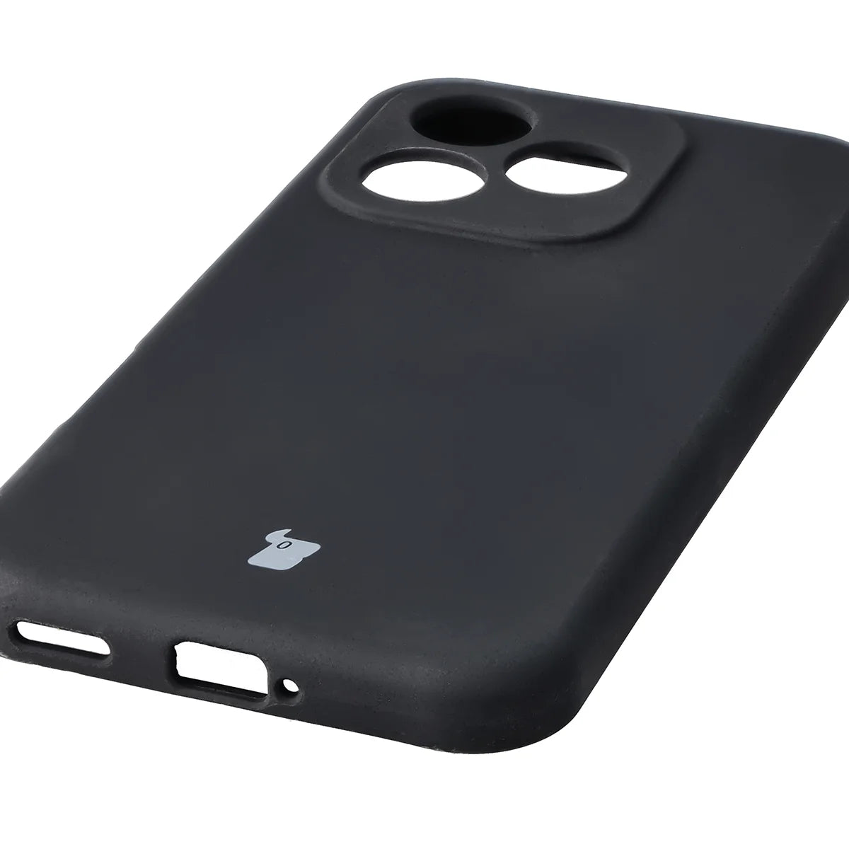 Silikon Handyhülle für Honor 600 Lite 5G, Bizon Soft Case, Schwarz