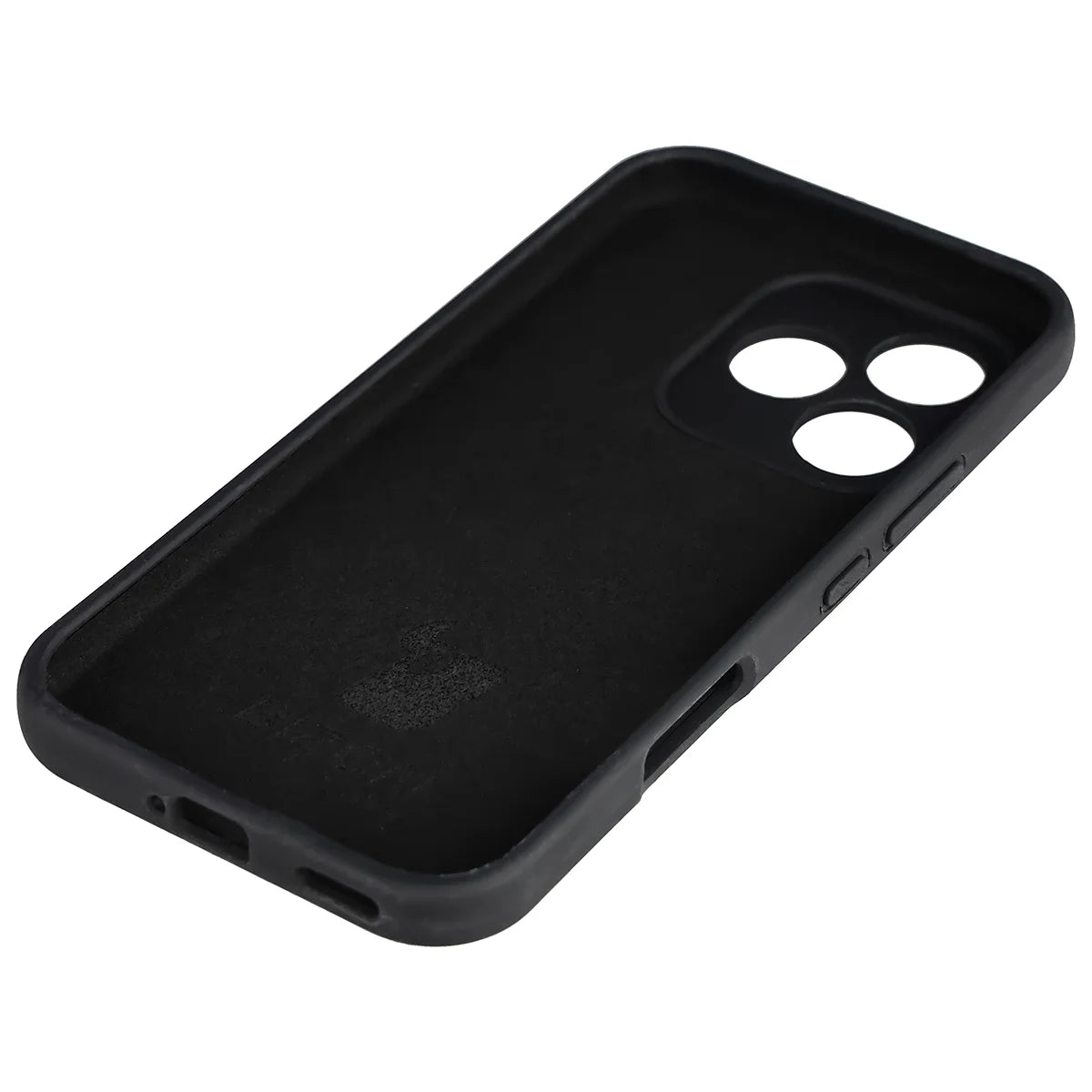 Silikon Handyhülle für Honor 600 Lite 5G, Bizon Soft Case, Schwarz