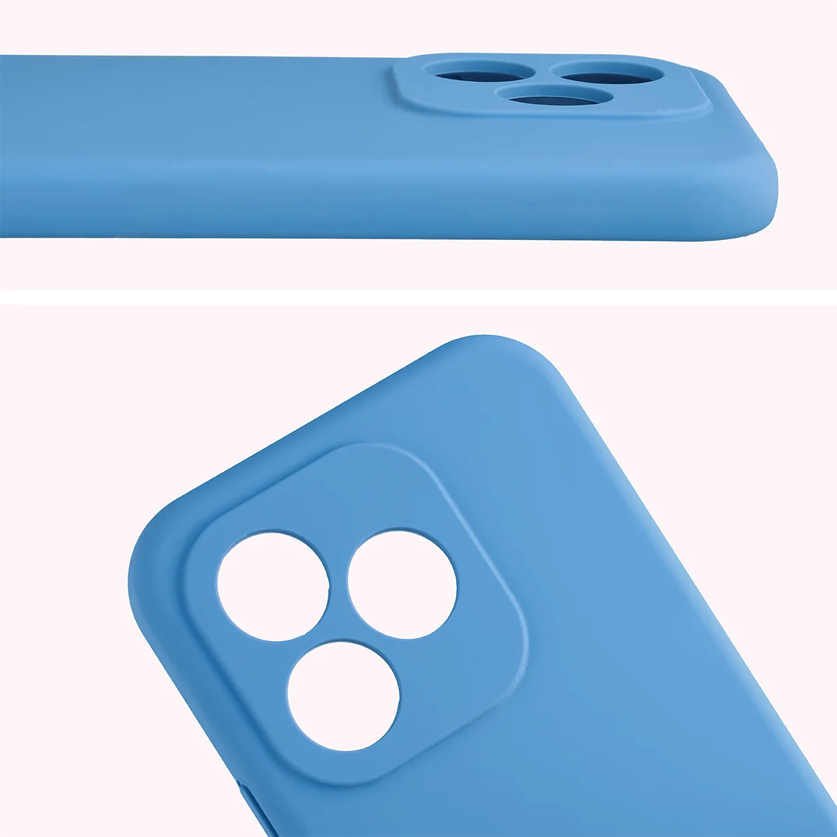 Silikon Handyhülle für Honor 600 Lite 5G, Bizon Soft Case, Blau