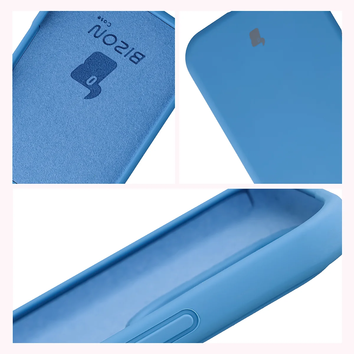Silikon Handyhülle für Honor 600 Lite 5G, Bizon Soft Case, Blau