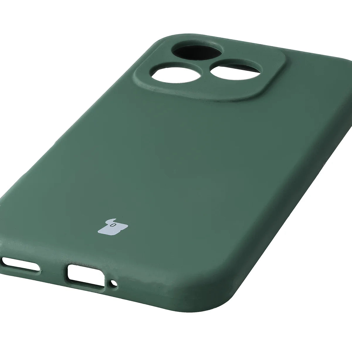 Silikon Handyhülle für Honor 600 Lite 5G, Bizon Soft Case, Dunkelgrün