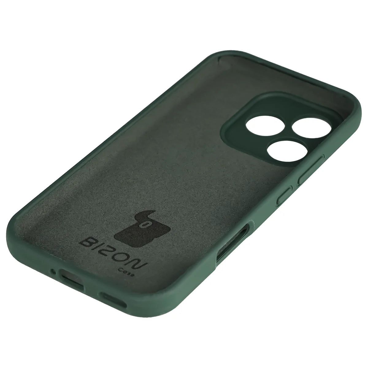 Silikon Handyhülle für Honor 600 Lite 5G, Bizon Soft Case, Dunkelgrün