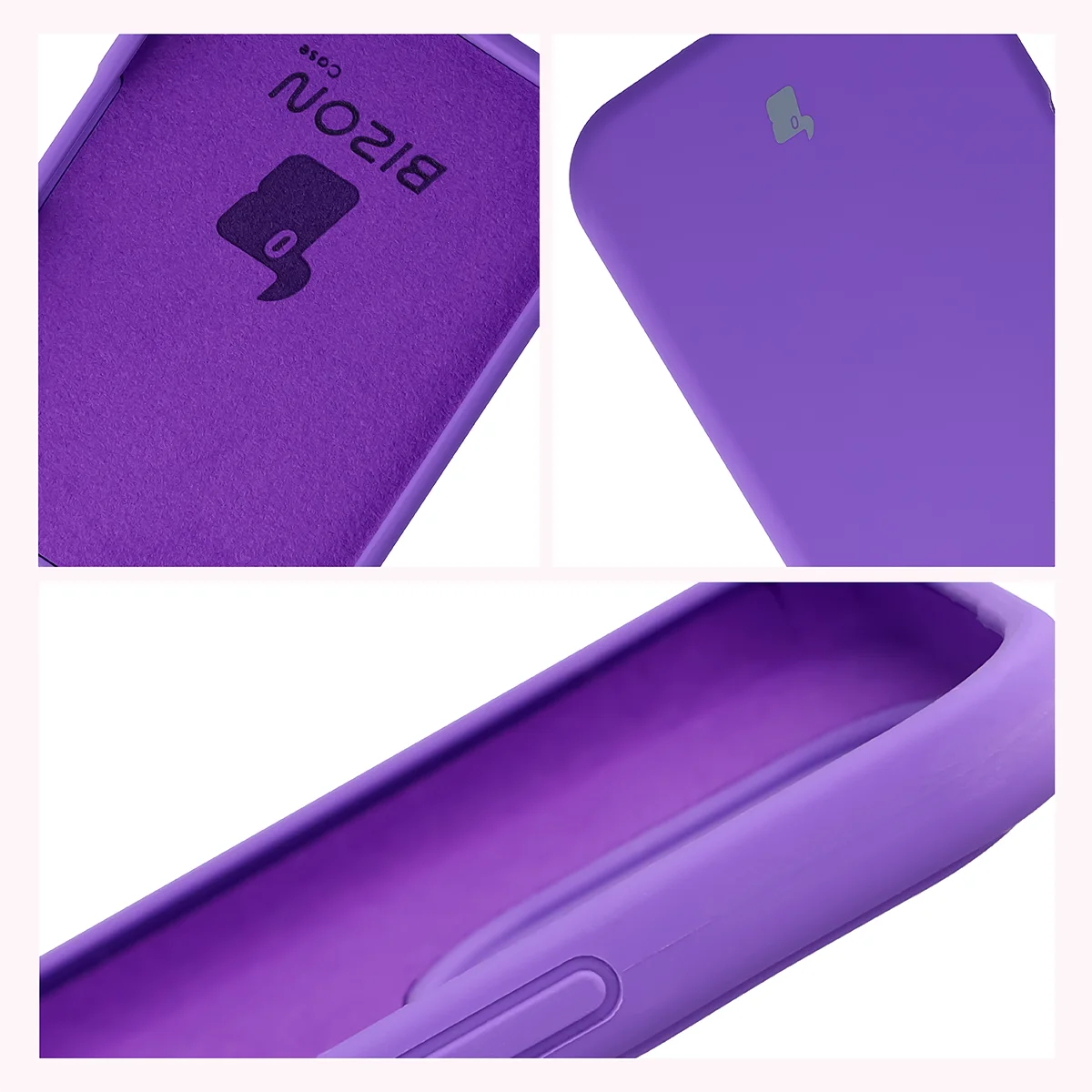 Silikon Handyhülle für Honor 600 Lite 5G, Bizon Soft Case, Violett