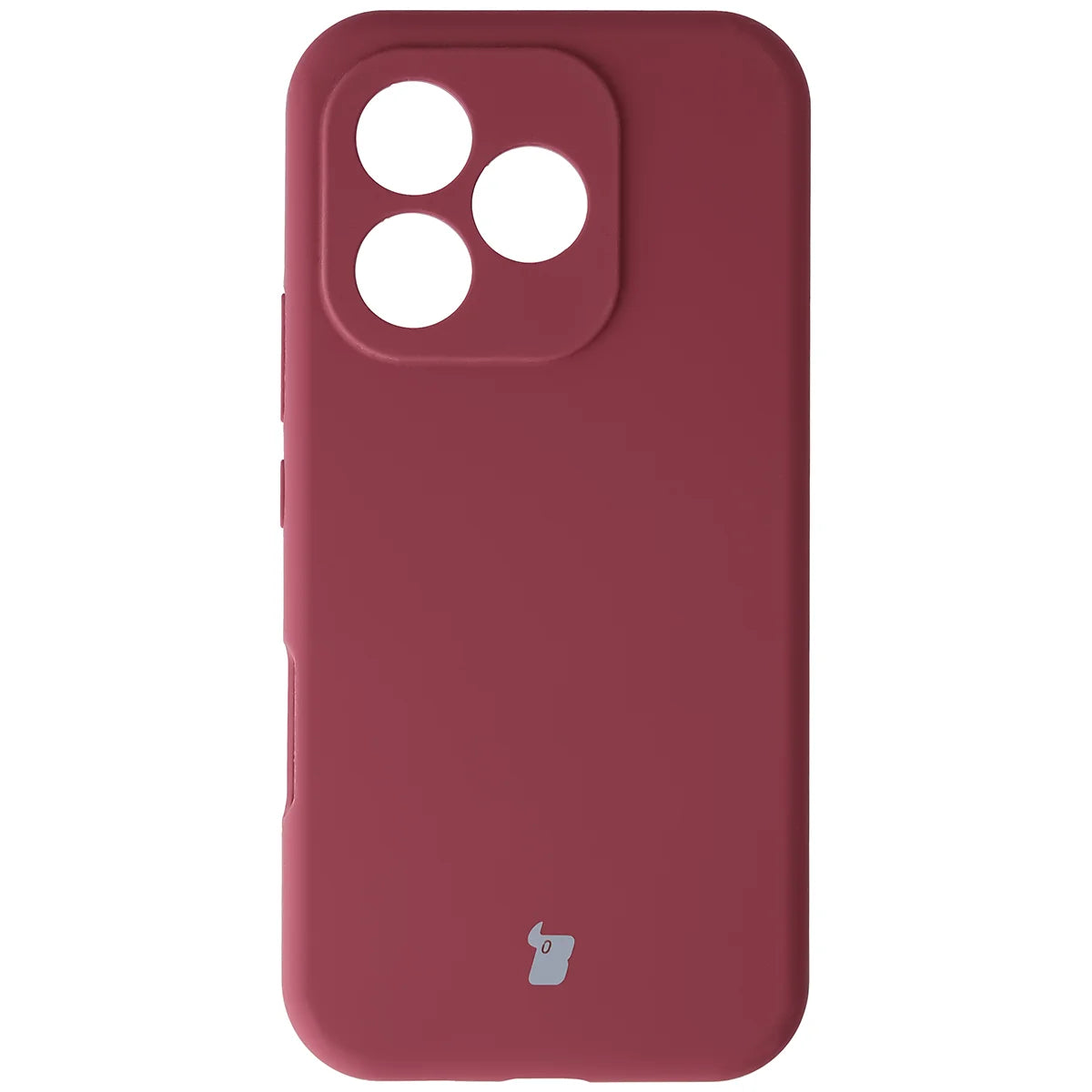 Silikon Handyhülle für Honor 600 Lite 5G, Bizon Soft Case, Pflaumenfarbe