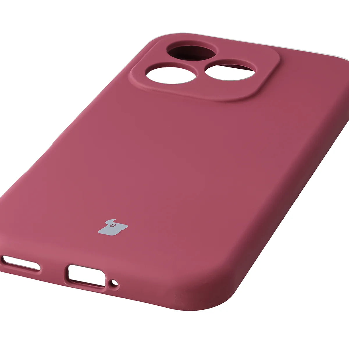 Silikon Handyhülle für Honor 600 Lite 5G, Bizon Soft Case, Pflaumenfarbe
