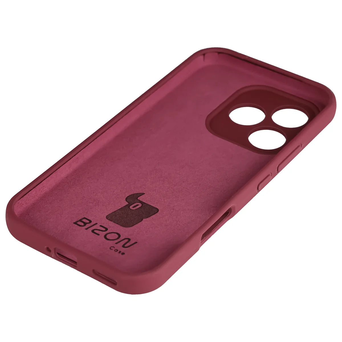 Silikon Handyhülle für Honor 600 Lite 5G, Bizon Soft Case, Pflaumenfarbe