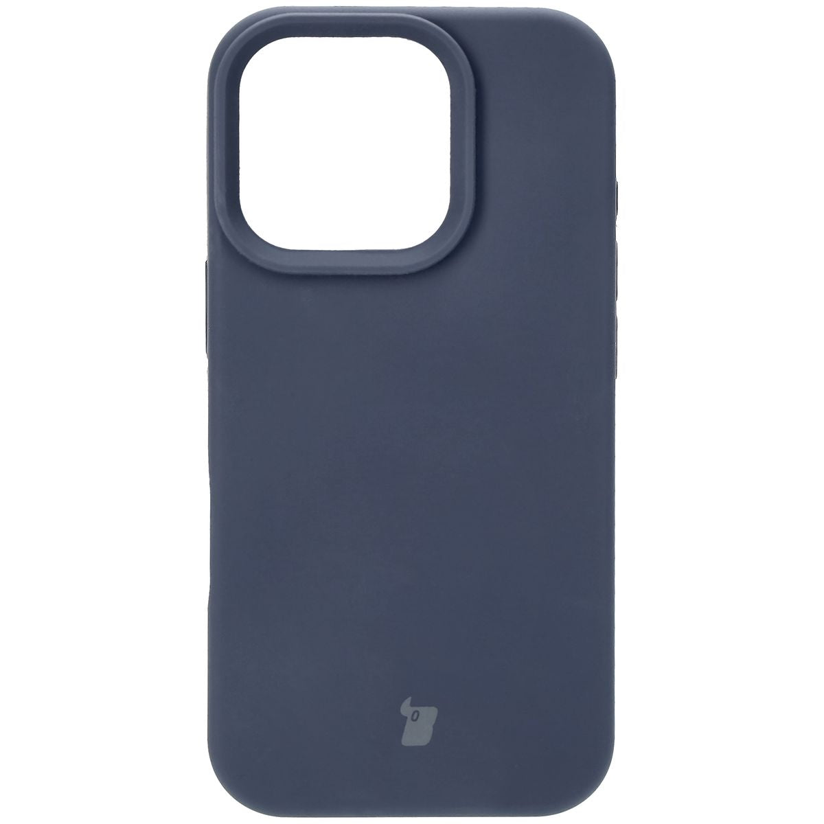 Silikon Handyhülle für iPhone 16 Pro, Bizon Soft Case, Dunkelblau
