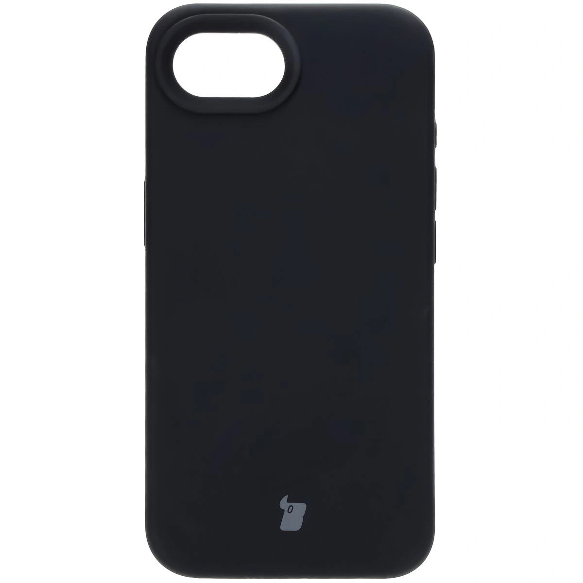 Silikon Handyhülle für iPhone 17e / 16e, Bizon Soft Case, Schwarz