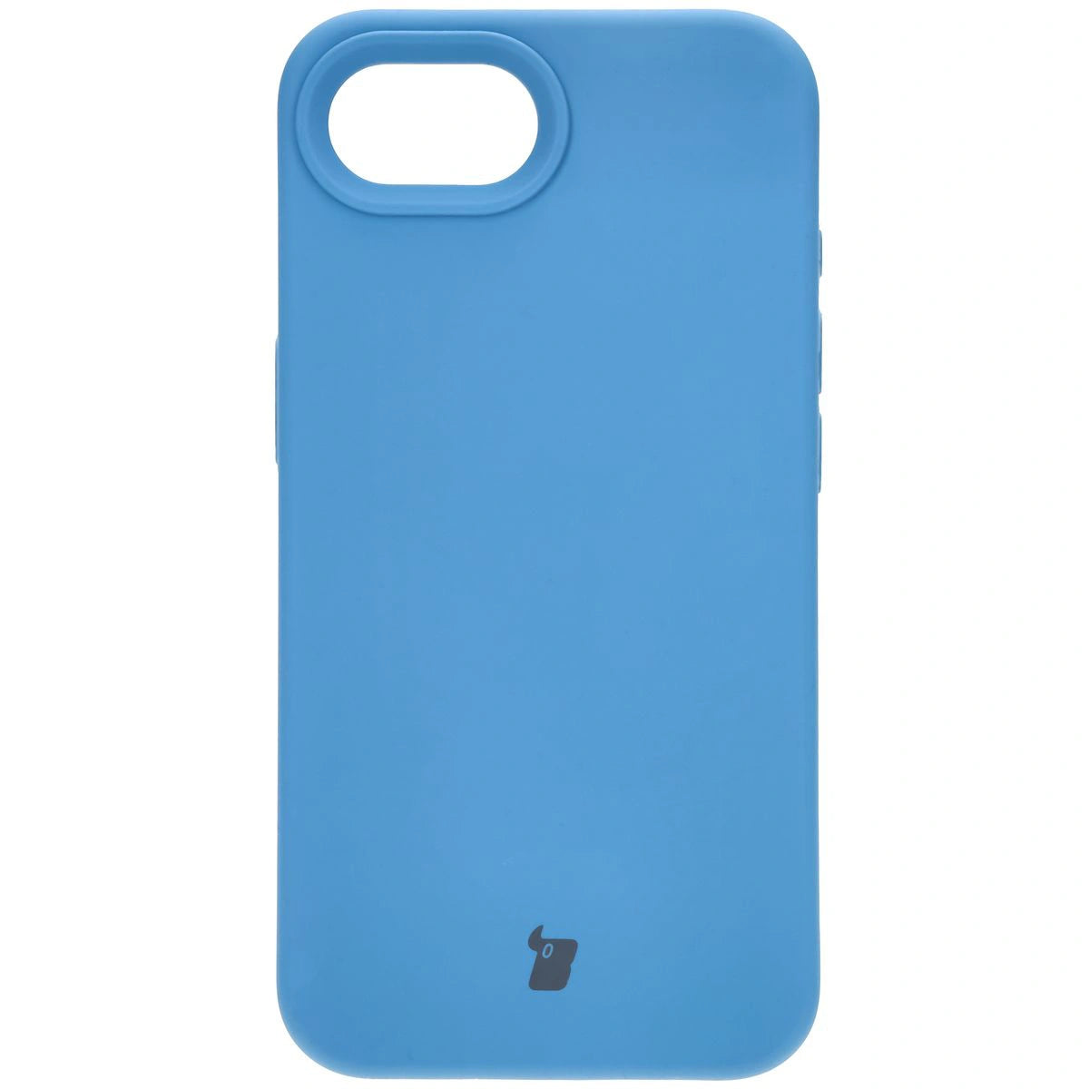 Silikon Handyhülle für iPhone 17e / 16e, Bizon Soft Case, Blau