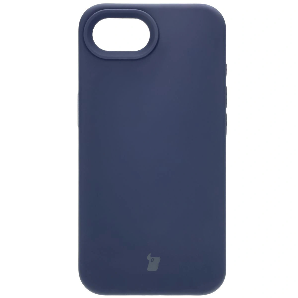 Silikon Handyhülle für iPhone 17e / 16e, Bizon Soft Case, Dunkelblau