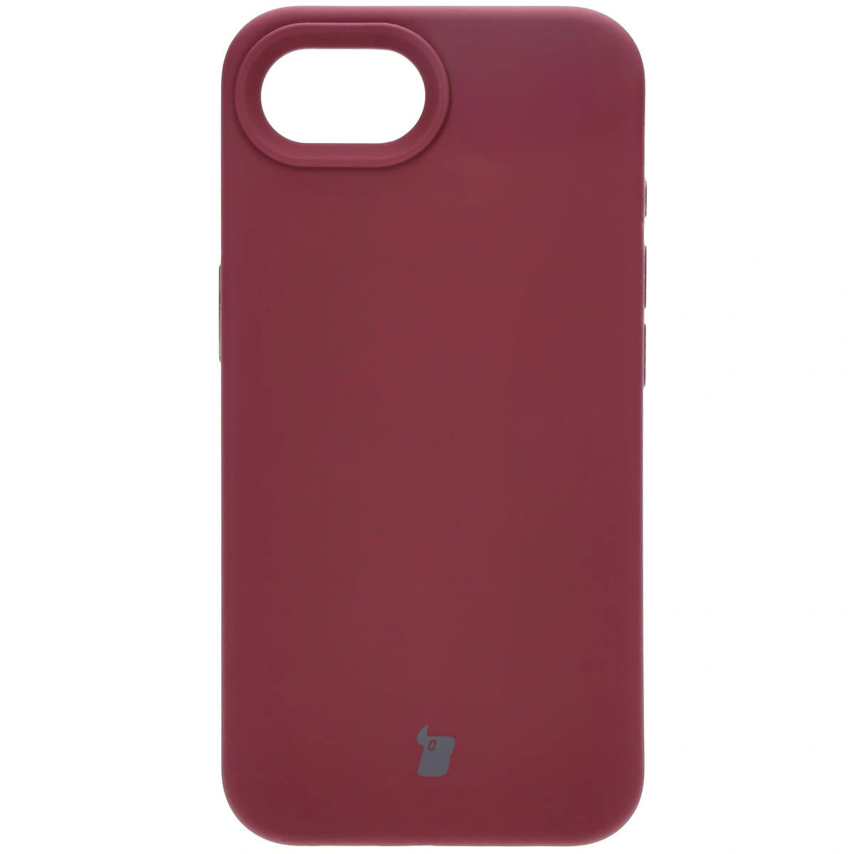 Silikon Handyhülle für iPhone 17e / 16e, Bizon Soft Case, Pflaumenfarbe