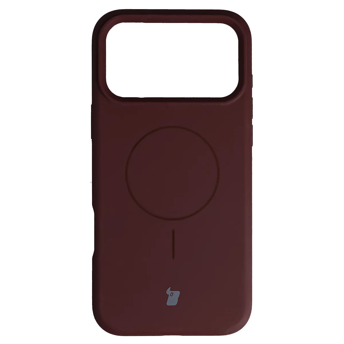 Silikon Handyhülle mit Magnetring für iPhone 18 Pro Max / 17 Pro Max, Bizon Soft Case Magnetic, Burgunderrot (2/8)