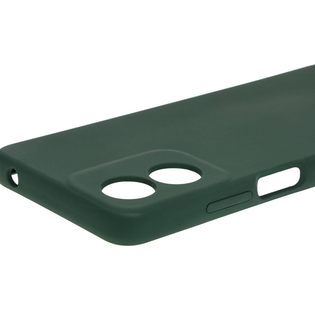 Silikon Handyhülle für Motorola Moto G04, Bizon Soft Case, Dunkelgrün